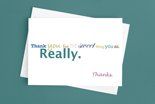 The Really Sweet Thank You Card (Set of 5)